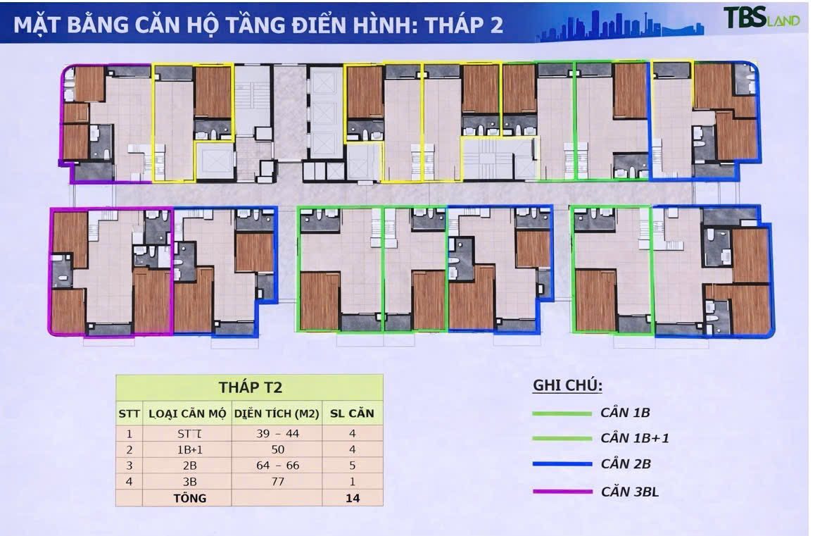 Mặt bằng Green Skyline