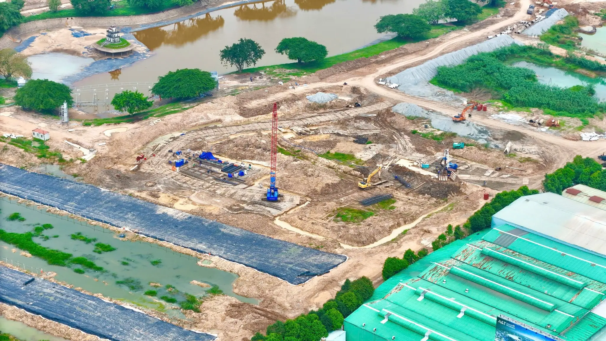 Tiến Độ Thi Công Khu Đô Thị Hồ Gươm Xanh