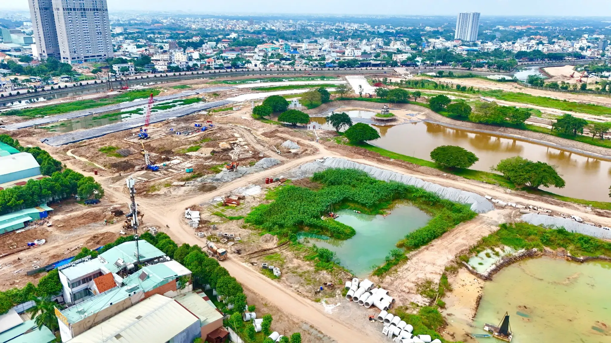 Tiến Độ Thi Công Khu Đô Thị Hồ Gươm Xanh