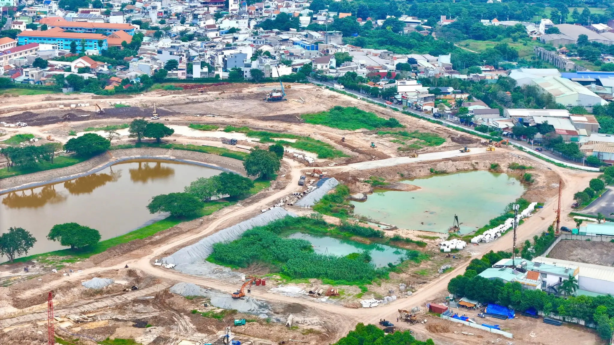 Tiến Độ Thi Công Khu Đô Thị Hồ Gươm Xanh